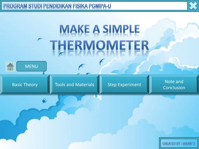 Make a simple thermometer Circuit Diagram