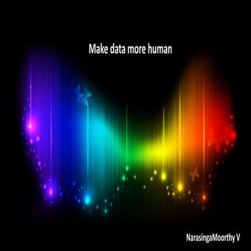 Make data more human