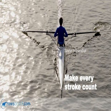 Make every stroke count - Rowing Data Analysis tips
