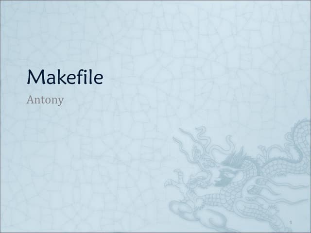 OpenWRT Makefile reference