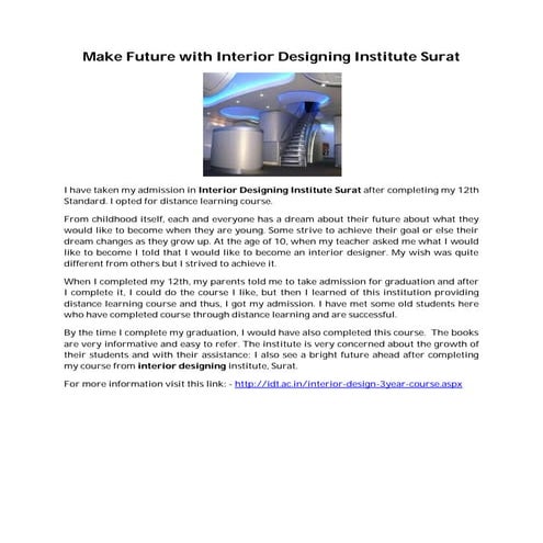Learn interior designing course | PDF