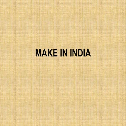 Make in india