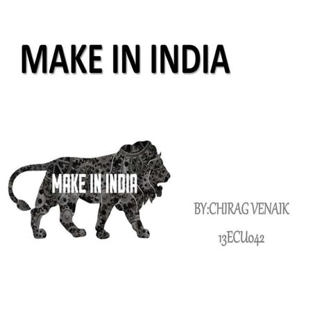 Make in india