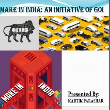 Make In India by Kartik Parashar