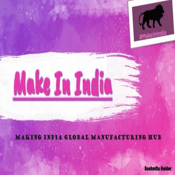 Make in india