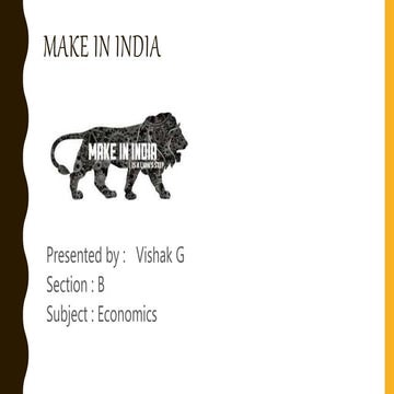Make in India 