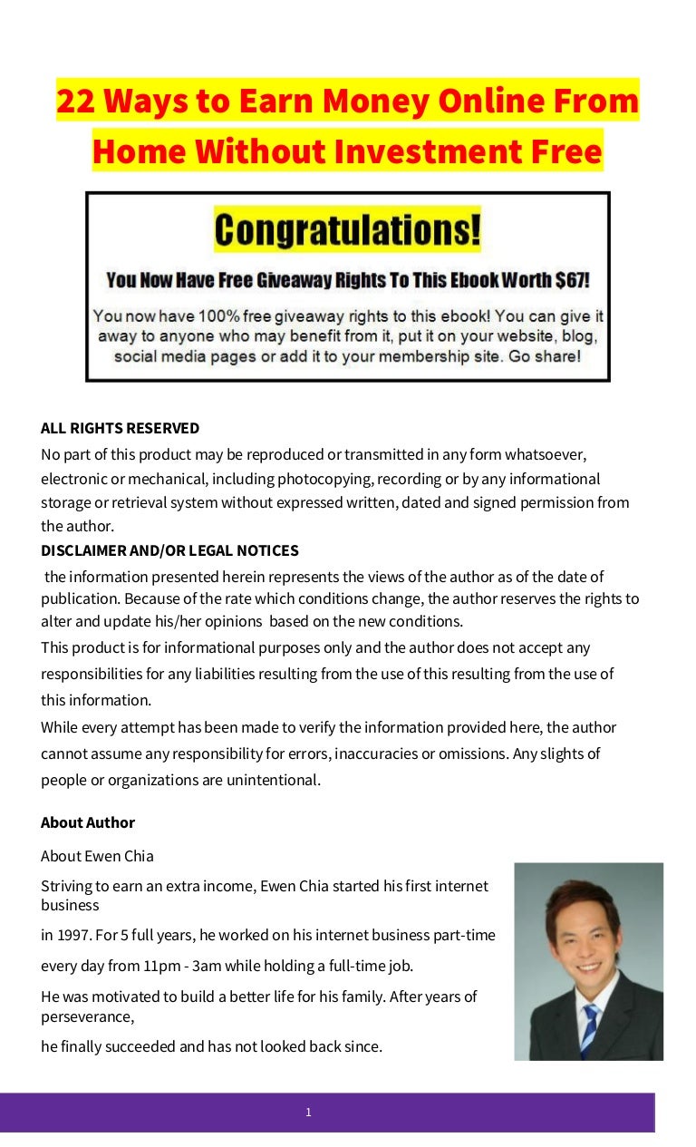 Make Money From Online - 