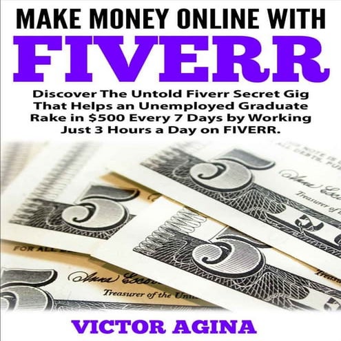 Make money online with fiverr  discover the untold fiverr secret gig that helps an unemployed .javid iqbal sodagar