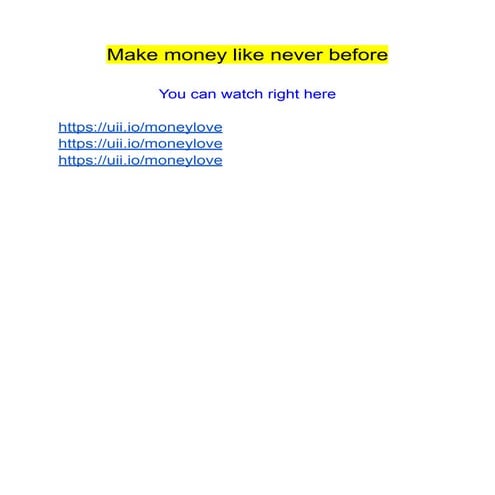 Make money test | PDF