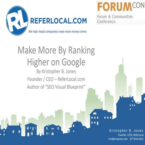 Make More By Ranking Higher on Google