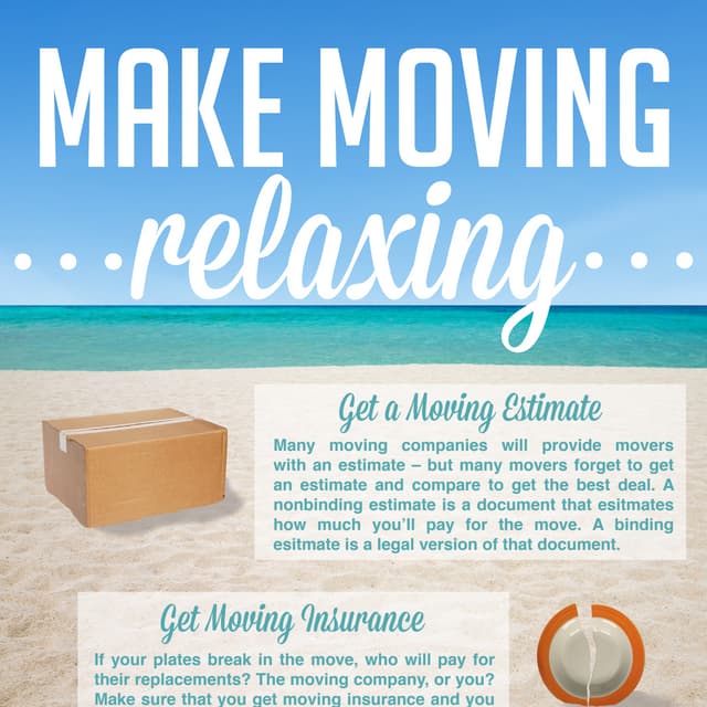 Make moving relaxing