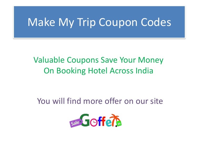 Make my trip coupon code flight
