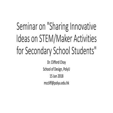 Maker culture and education