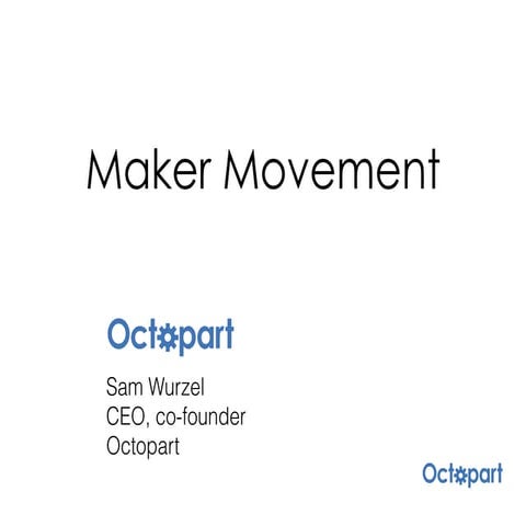 Maker movement