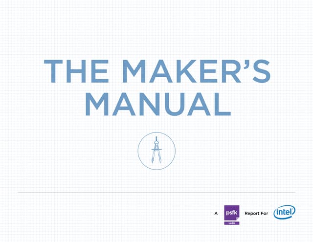 PSFK The Maker's Manual 2014