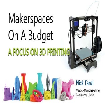 Makerspaces on a Budget: A Focus on 3D Printing