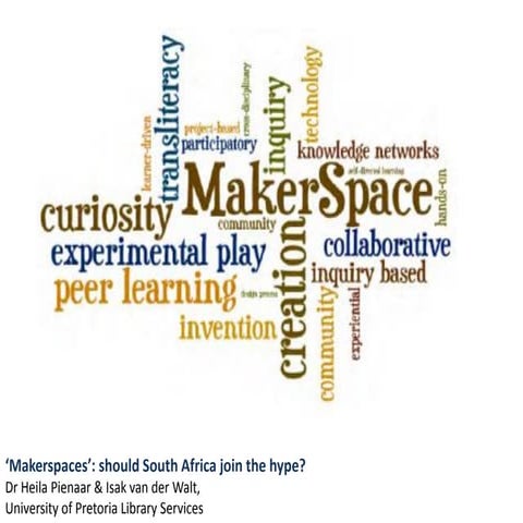 'Makerspaces': should South Africa join the hype?