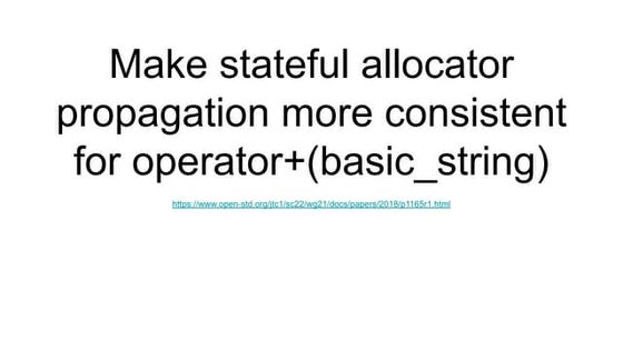 C++ 20 Stronger Unicode requirements | PPT