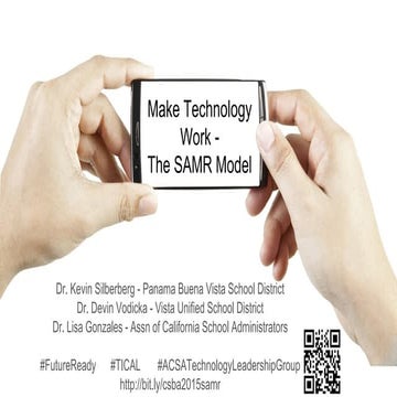 Making Tech Work - the SAMR Model