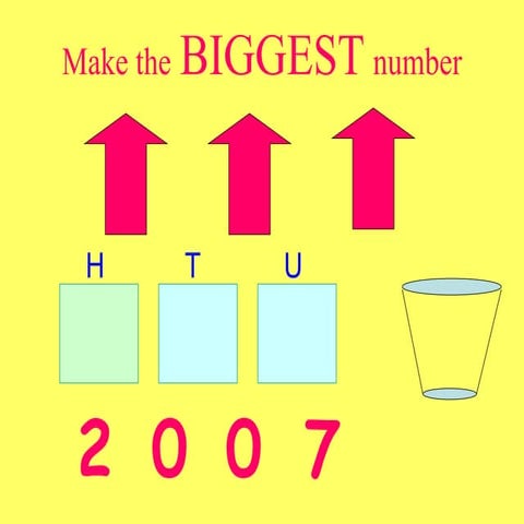 Make the biggest number