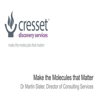 MDC Connects: Make the Molecules that Matter