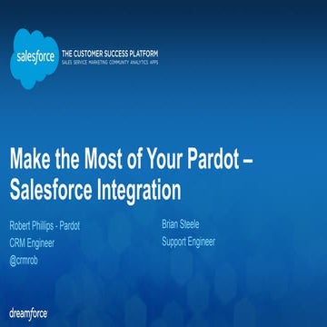 Make the Most of Your Salesforce + Pardot Integration