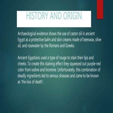 History of Makeup | PPTX