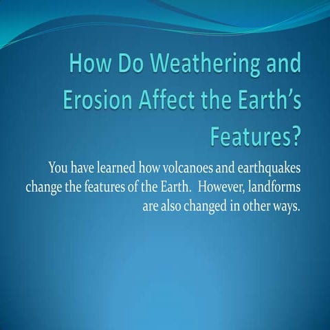Makeup of the Earth, Lesson 2
