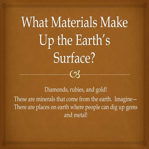 Makeup of the eart, lesson 3