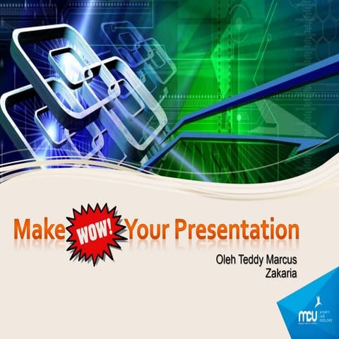 Make WOW Your Presentation Using Picture and Smart Art