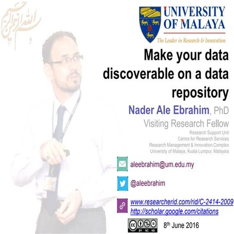 Make your data discoverable on a data repository   