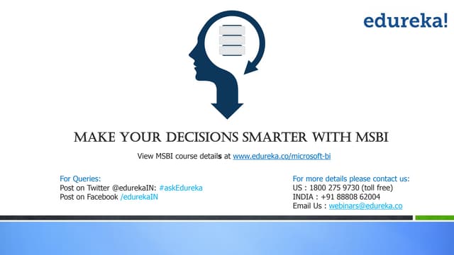 Make Your Decisions Smarter With Msbi