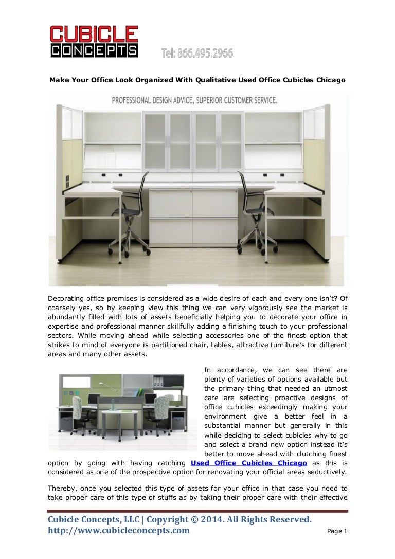 Make your office look organized with qualitative used office cubicles…