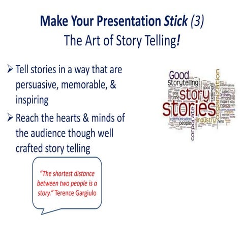 Make your presentations stick (3)