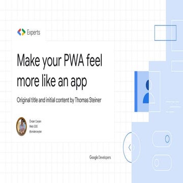 Make your PWA feel more like an app