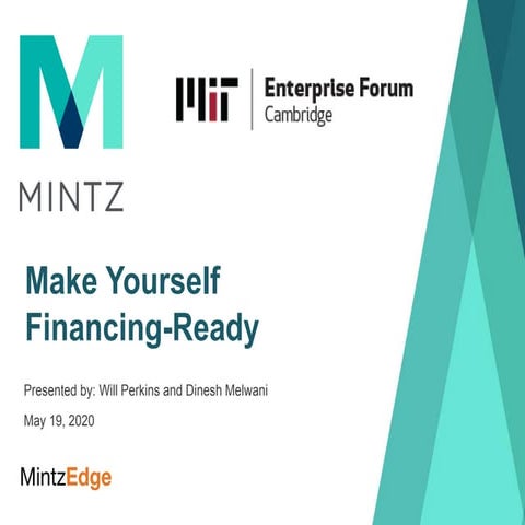 Make yourself financing ready - may 19 2020