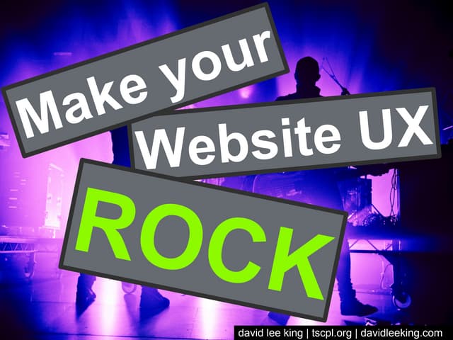 Make your Website UX ROCK