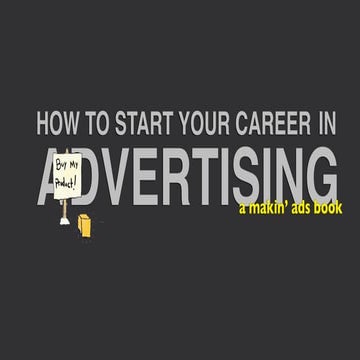 How to start your career in advertising 