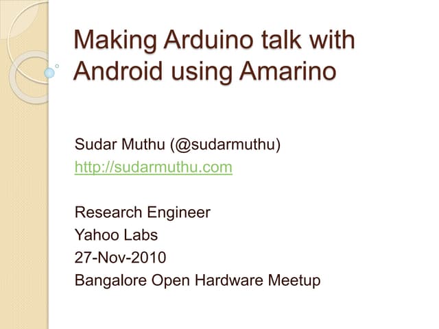 Making arduino-talk-with-android-using-amarino