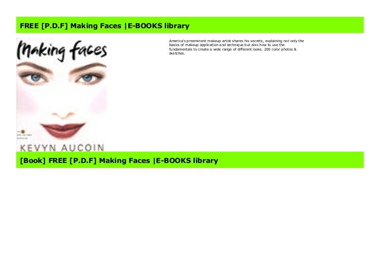 Pdf Epub Making Faces E Books Library Pdf Epub Making Faces E Books Library