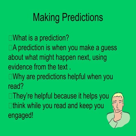 Making predictions