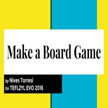 Making a board game