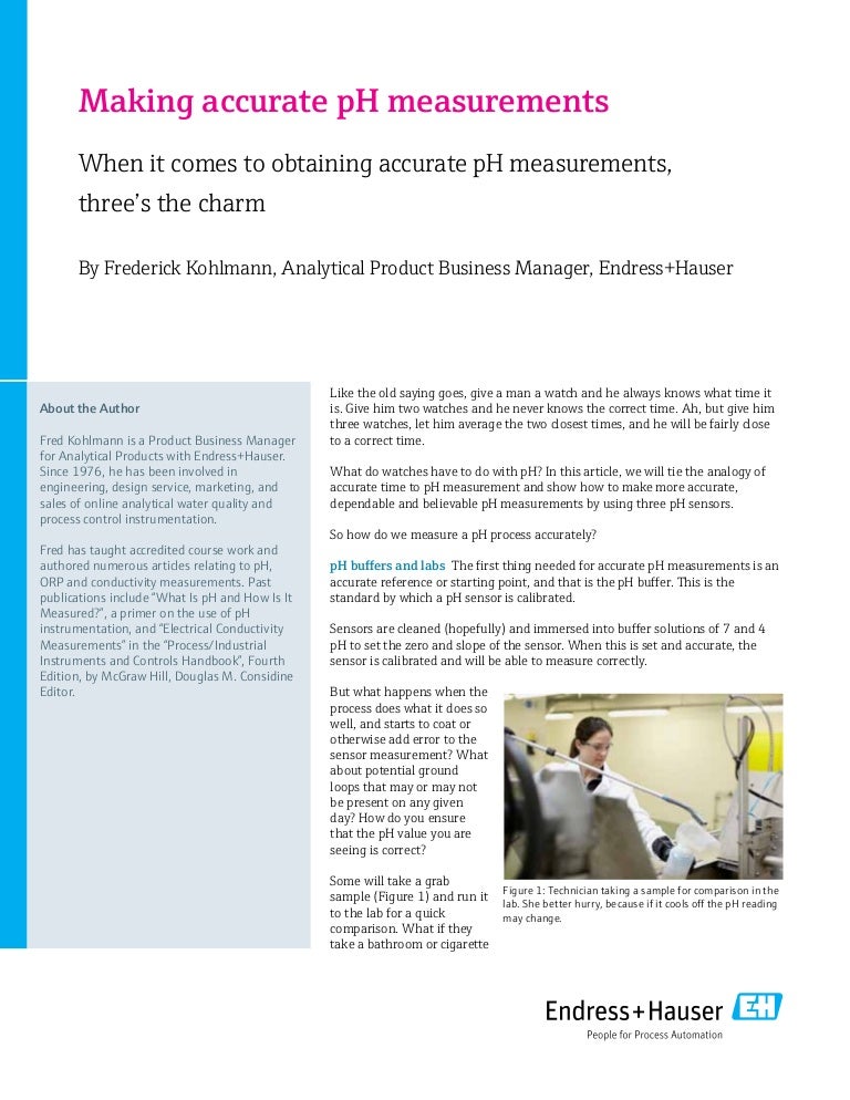 what does ph measure