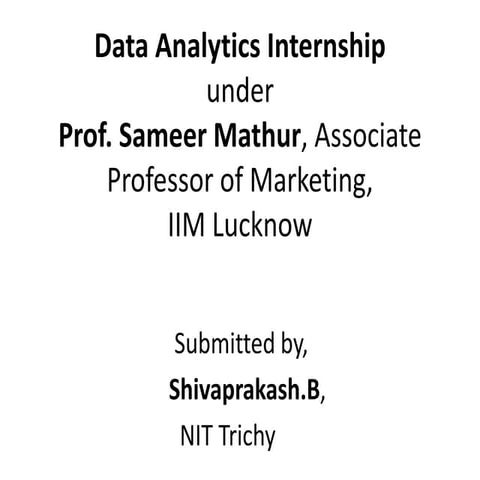 Making Advanced Analytics work for you