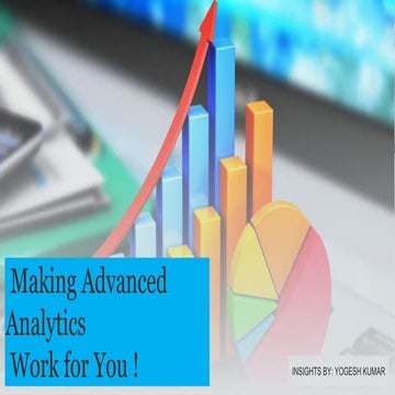 Making advanced analytics work for you