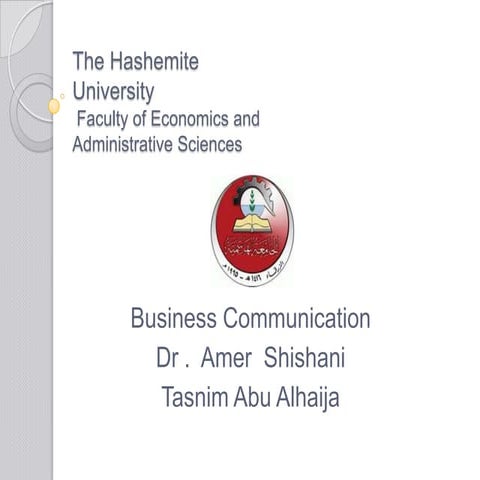 Making A Great First Impression!  By Tasnim Abu Alhaija