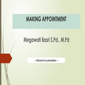 Making Appointment for University Students