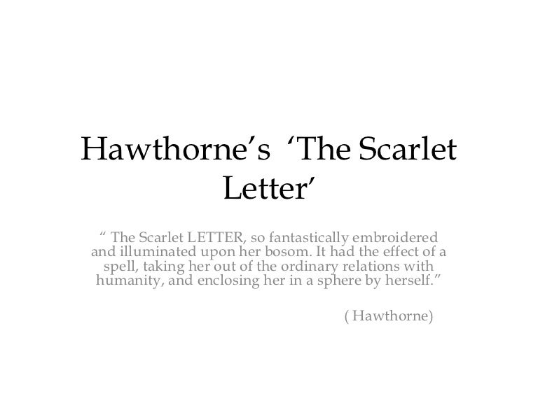 Scarlet letter essay thesis image