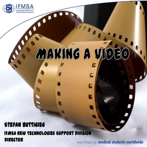 Making a video - Stefan Buttigieg
