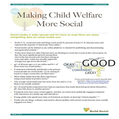 Making Child Welfare More Social - A Resource Guide